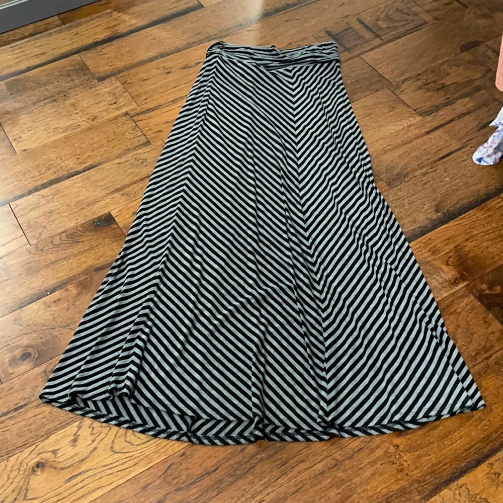 Merona Striped Maxi Skirt